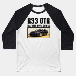 R33 GTR Baseball T-Shirt